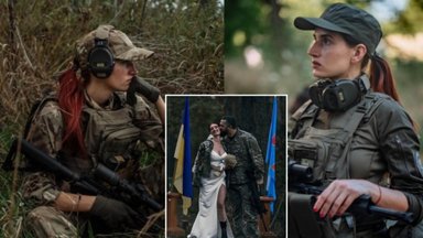 Garsi Ukrainos snaiperė bijo netekti neseniai gimusios dukros: ne viskas auksas, kas auksu žiba