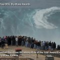 Portugalijoje banglentininkai kovojo su milžiniškomis bangomis