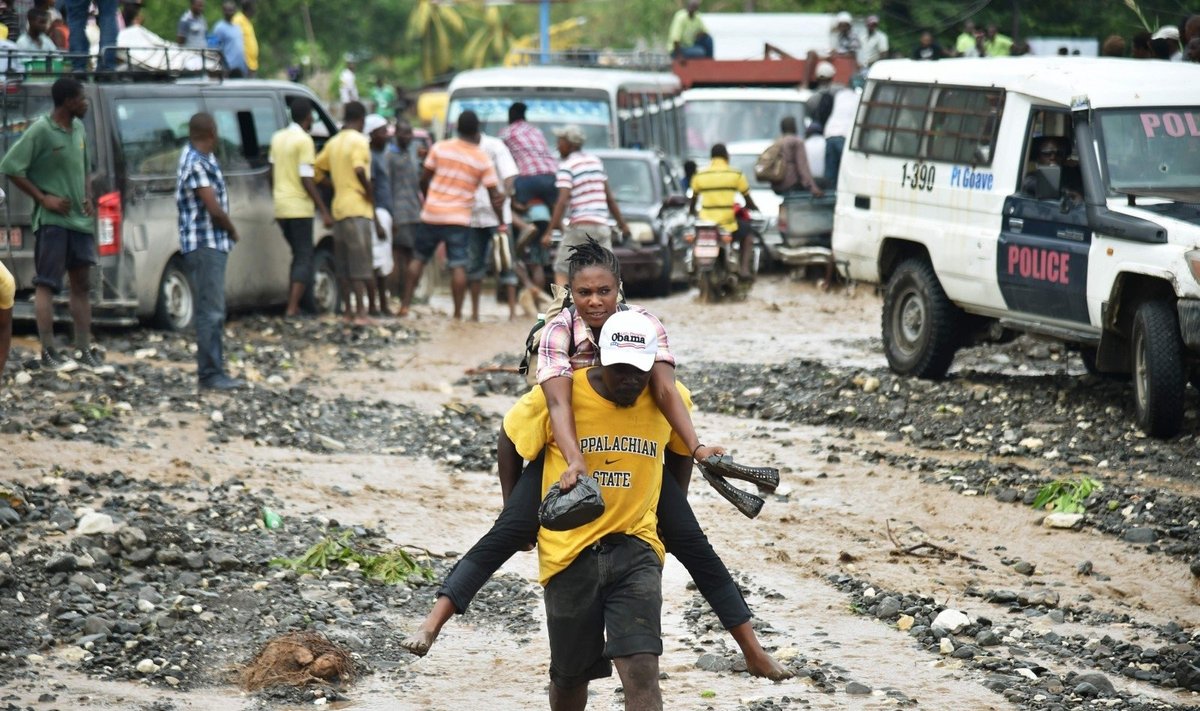 Haitį nusiaubė uraganas Matthew