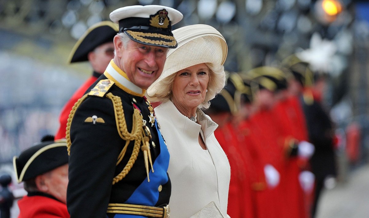 princas Charlesas ir jo sutuoktinė Kornvalio hercogienė Camilla