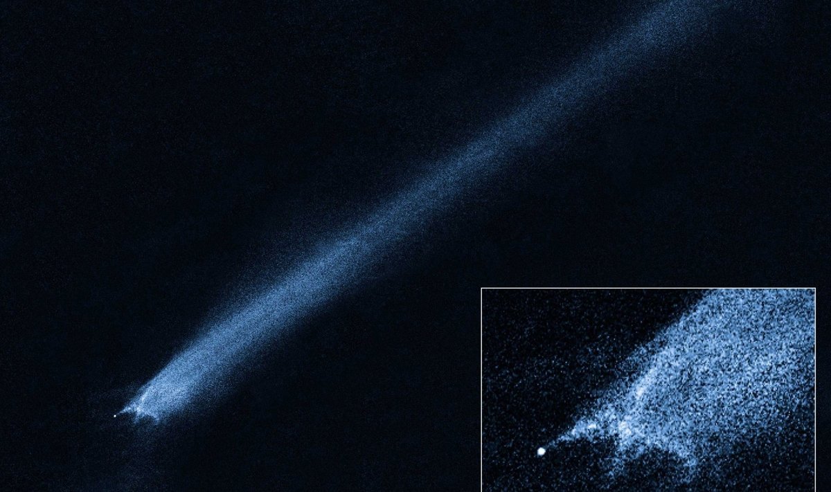 Asteroidas, panašus į kometą. NASA/ESA/D. Jewitt (UCLA) asociatyvi nuotr.
