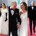 Į BAFTA apdovanojimų ceremoniją atvykusi karališkoji pora atkreipė dėmesį: užfiksuotas itin šelmiškas ir nuostabą keliantis momentas