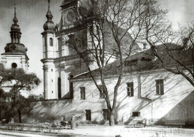 Šv. arkangelo Mykolo bažnyčia ir bernardinių vienuolynas 1938 m. atviruke