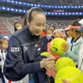Kilus nerimui dėl kinų tenisininkės Shuai, ji vėl pasirodė viešumoje