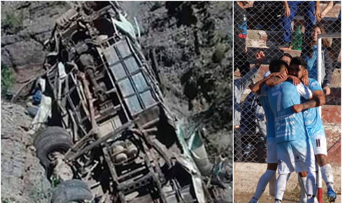 Nuo skardžio Bolivijoje nuvirtus autobusui žuvo ir keturi futbolo mėgėjų komandos nariai