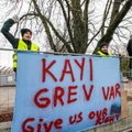 Dalis streikavusių turkų išvyko namo, bet profsąjungos veiksmų nutraukti nesiruošia