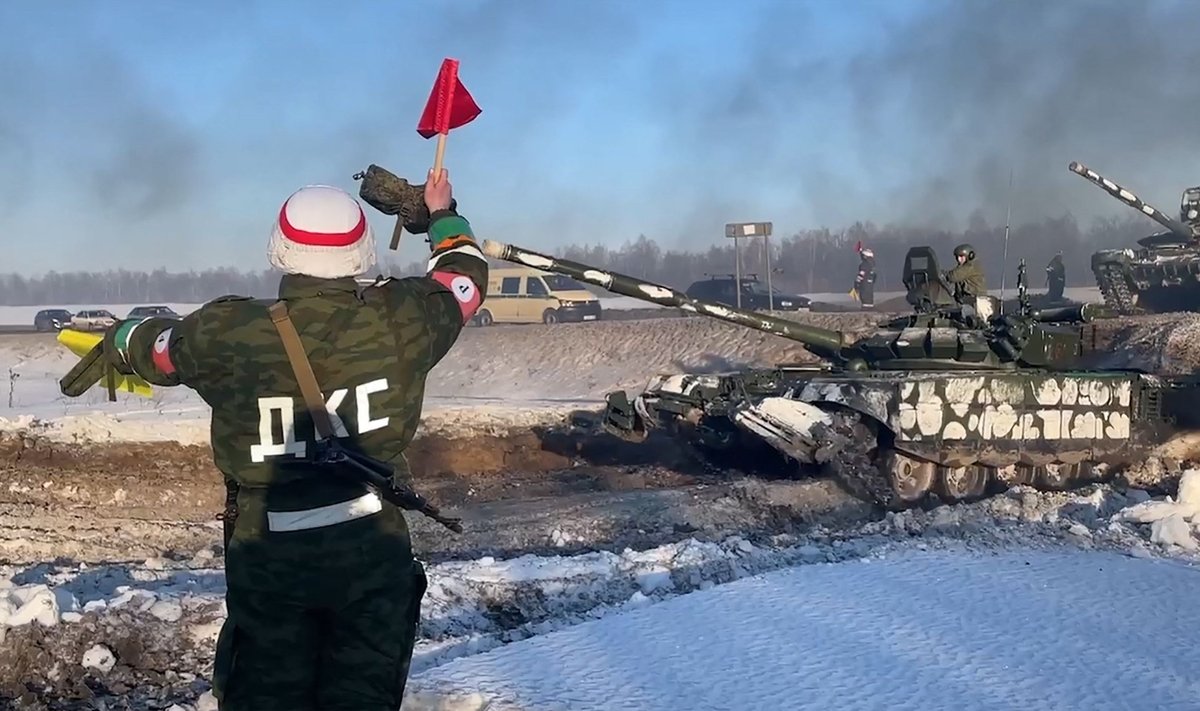 Rusijos pajėgos pasienyje su Ukraina