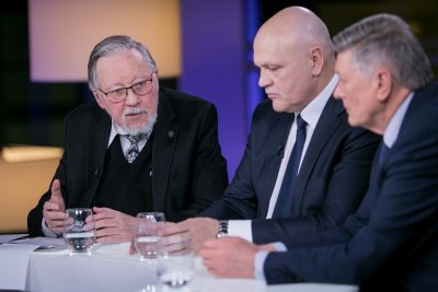 Vytautas Landsbergis, Kęstutis Betingis ir Artūras Paulauskas