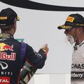 „Mercedes“ ir „Red Bull“ pilotai prisibijo vieni kitų