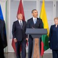 Obama affirms "rock solid" support for Baltic states