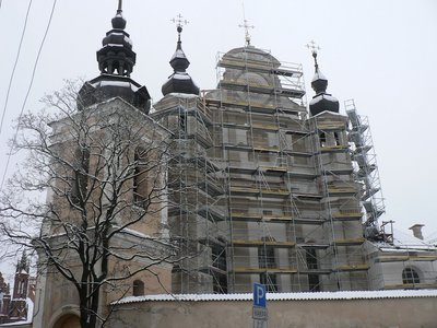 2007 m. vykdyti bažnyčios fasado rekonstrukcijos darbai