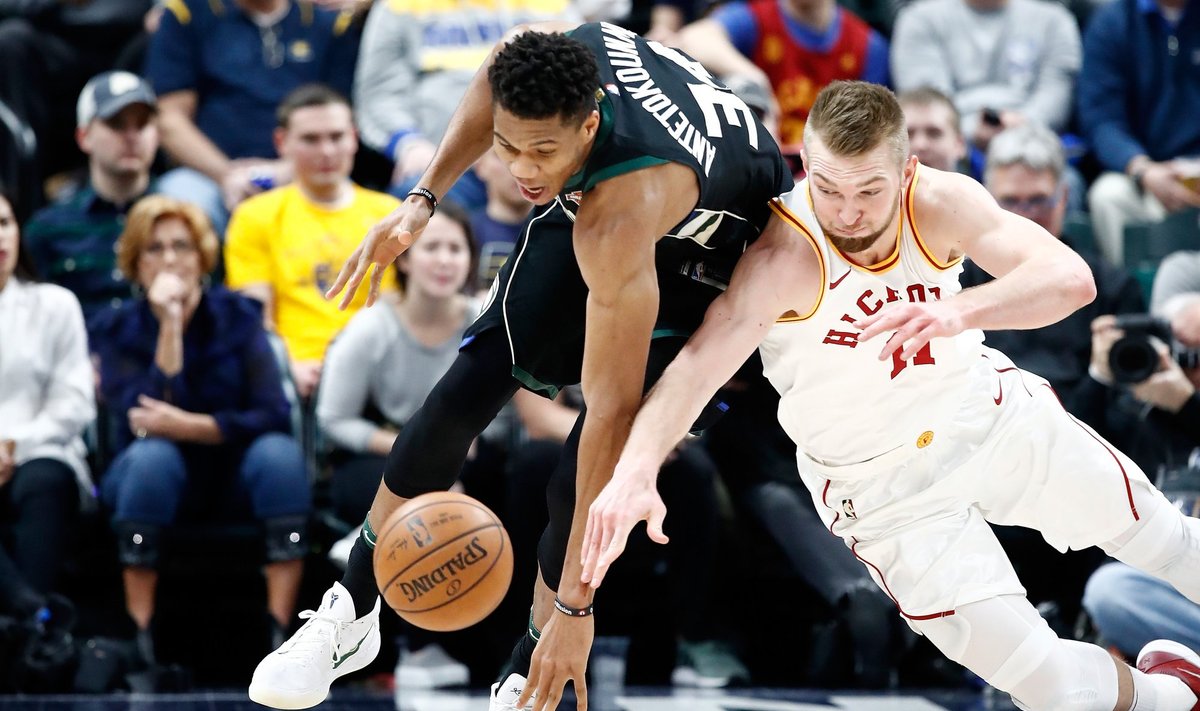 Giannis Antetokounmpo ir Domantas Sabonis