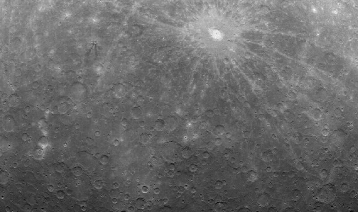 "Messenger" padaryta Merkurijaus nuotrauka