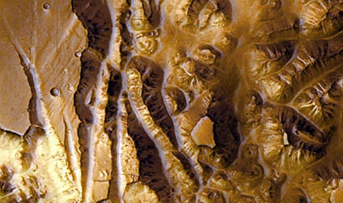 Marso Didžiojo kanjono fragmentas