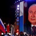 Putinas Raudonojoje aikštėje sveikino aneksuotų Ukrainos teritorijų „grįžimą namo“