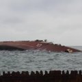 Paviešintas nuskandinto Rusijos laivo vaizdo įrašas