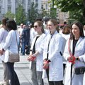 В Вильнюсе состоялась акция протеста семейных врачей