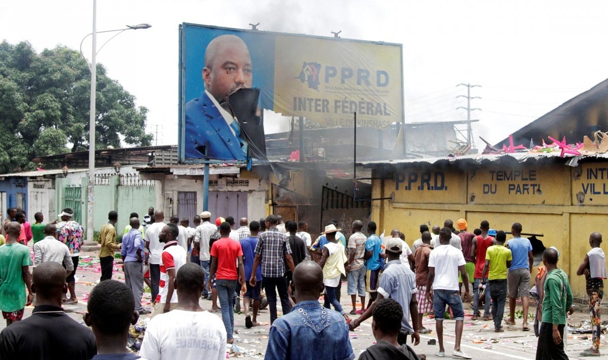 Demonstrantai ragina atsistatydinti Kongo prezidentą Josephą Kabilą
