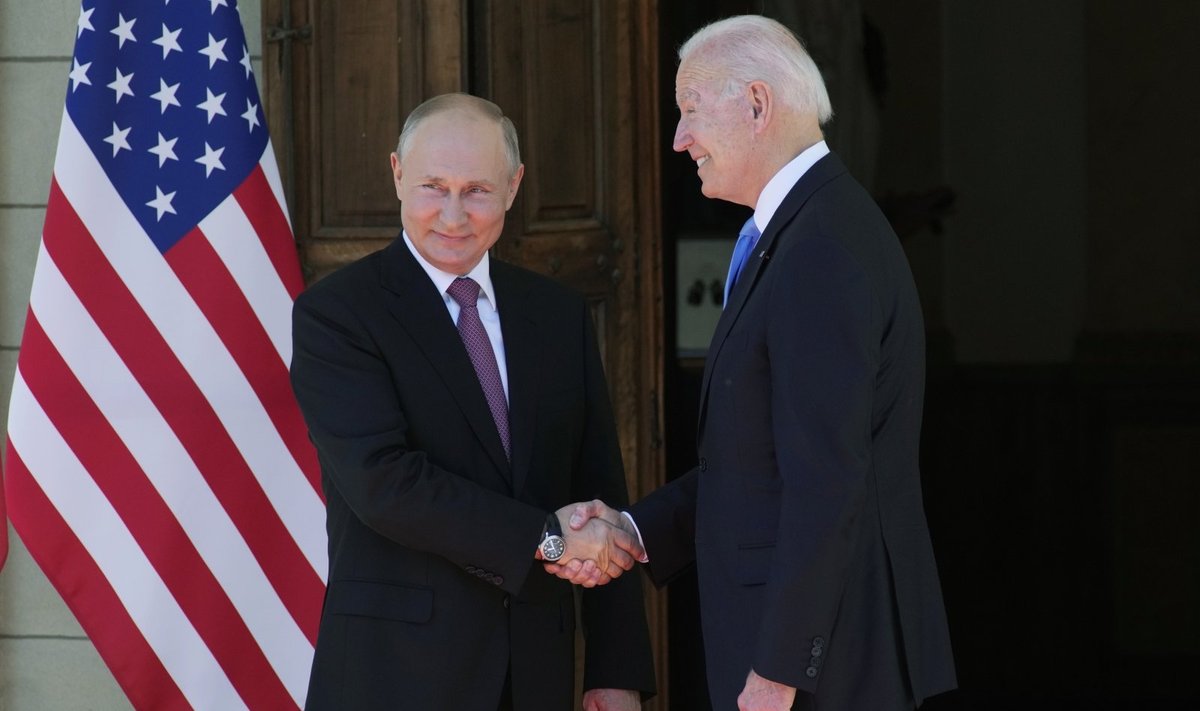 Vladimiras Putinas ir Joe Bidenas