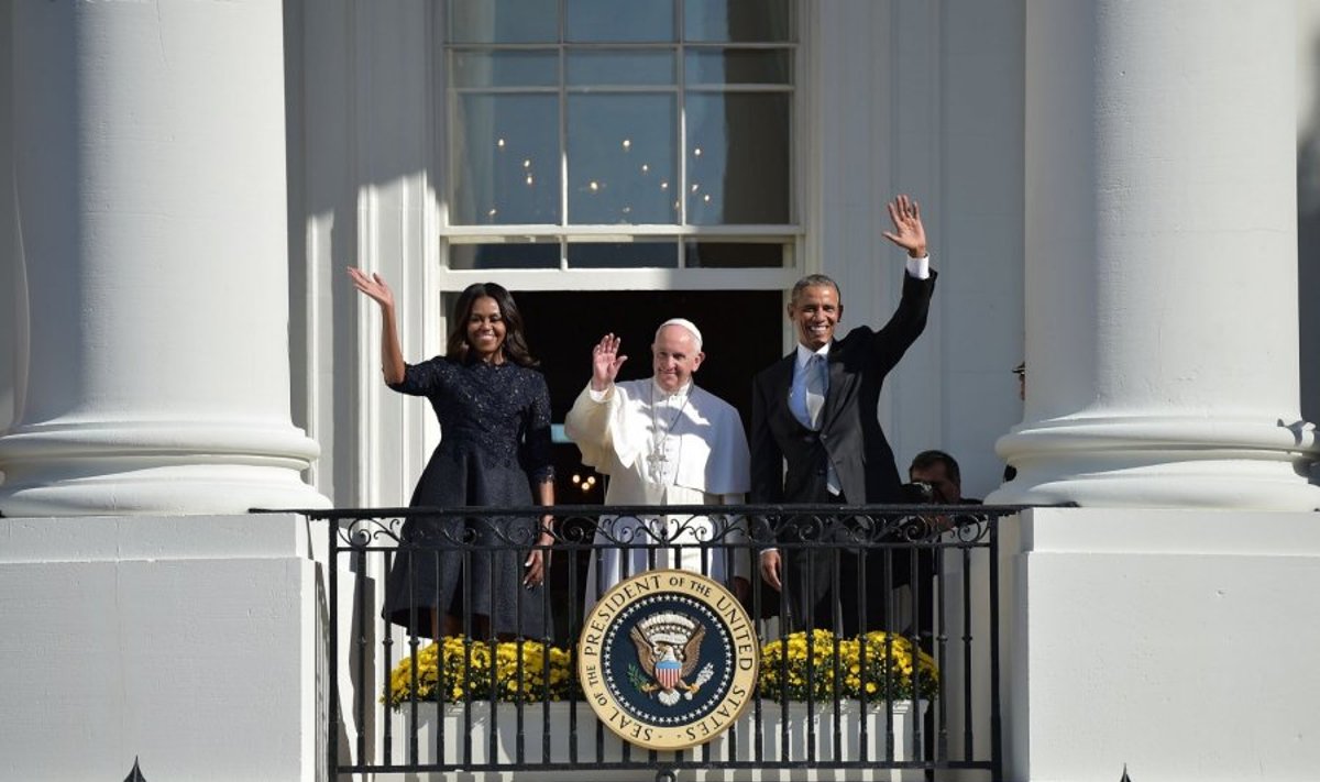 Popiežius Pranciškus, Barackas Obama, Michele Obama