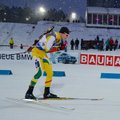 Pasaulio biatlono čempionato estafetėje lietuviai aplenkė latvius ir belgus