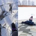 Po tragiškų įvykių ant ledo, gelbėtojai perspėja: kur ir kada lipti tikrai labai pavojinga