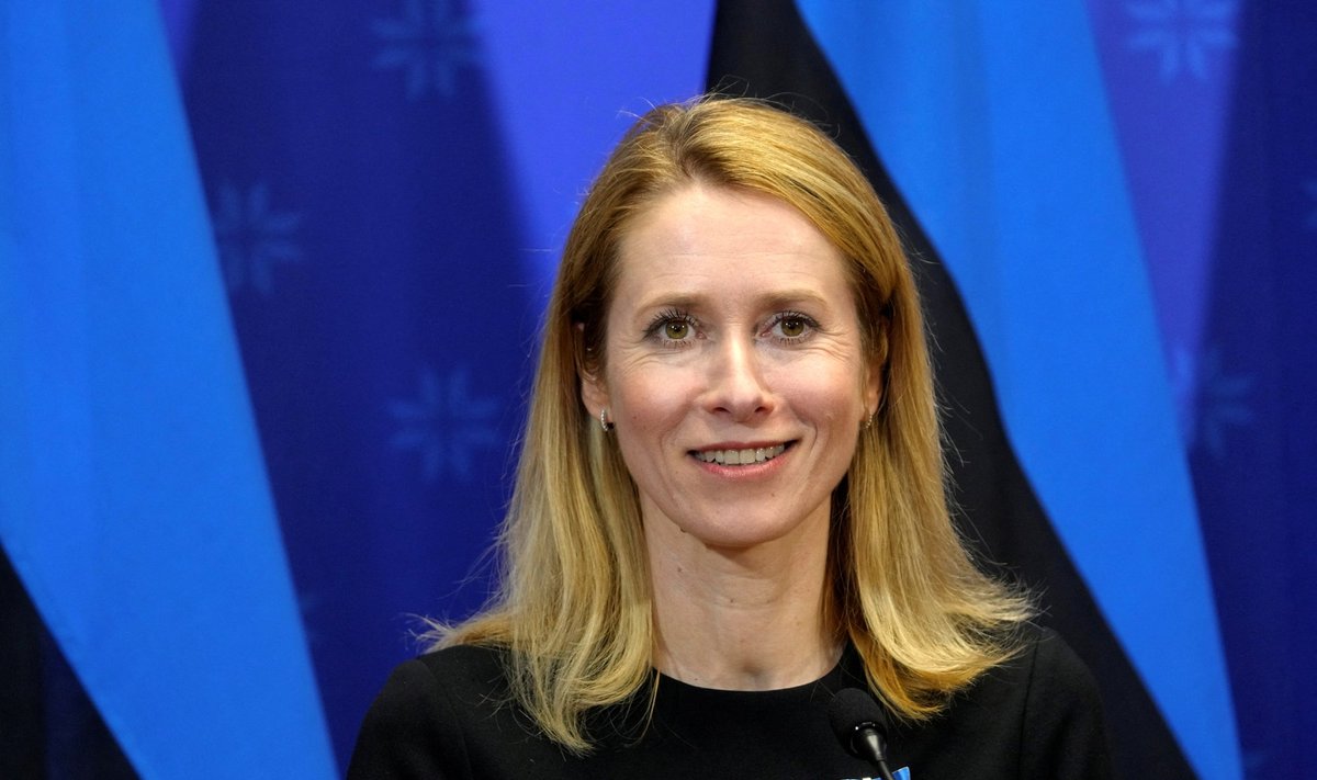 Estijos premjerė Kaja Kallas