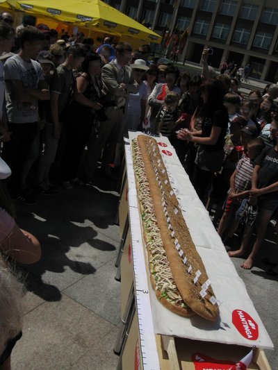 3metrų ilgio sumuštinis
