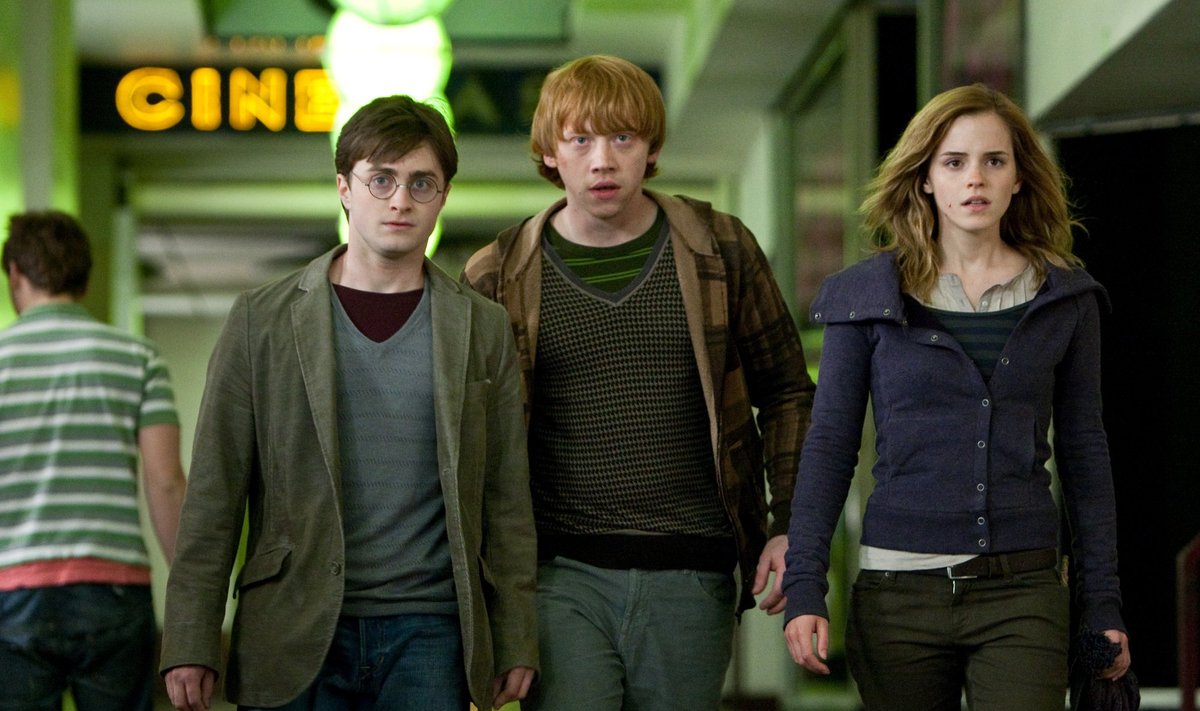 Hario Poterio aktoriai: Danielis Radcliffe'as, Rupertas Grintas, Emma Watson