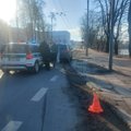 Eismo nelaimė Vilniuje: prie Kalnų parko sunkiai sužalota moteris