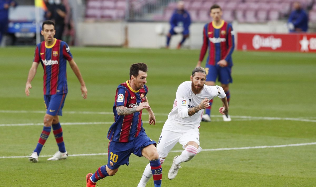 Lionelis Messi prieš Sergio Ramosą