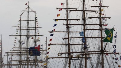 Didžiųjų burlaivių lenktynių „The Tall Ships Races 2017“ paskutinio etapo starto transliacija
