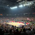 Serbijos krepšinio grandų dvikovą stabdė masinės žaidėjų muštynės