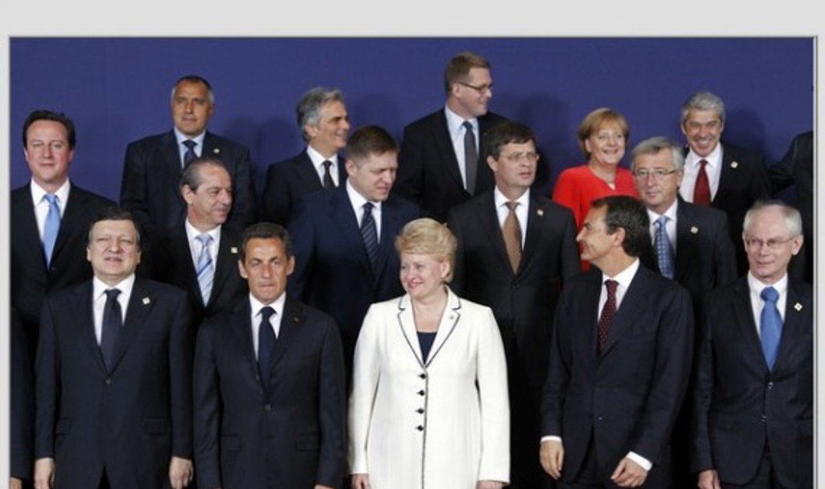 Dalia Grybauskaitė ir ES šalių vadovai