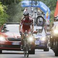 Planetos dviračių plento jaunių čempionato grupinėse lenktynėse lietuvės liko toli nuo lyderių