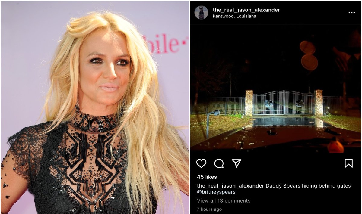 Britney Spears ir jos buvusio vyro įrašas / Foto: Vida Press, Instagram