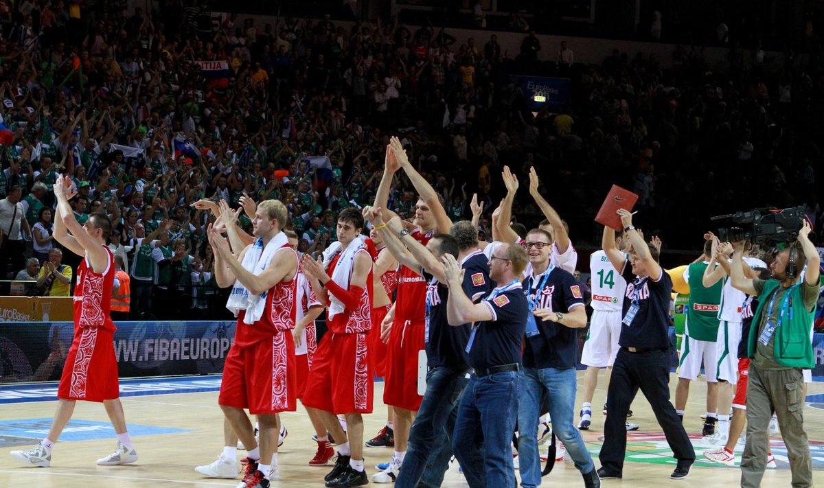 Rusijos krepšininkai išplėšė pergalę