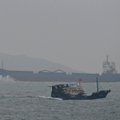 Prie Taivano krantų nuskendo krovininis laivas