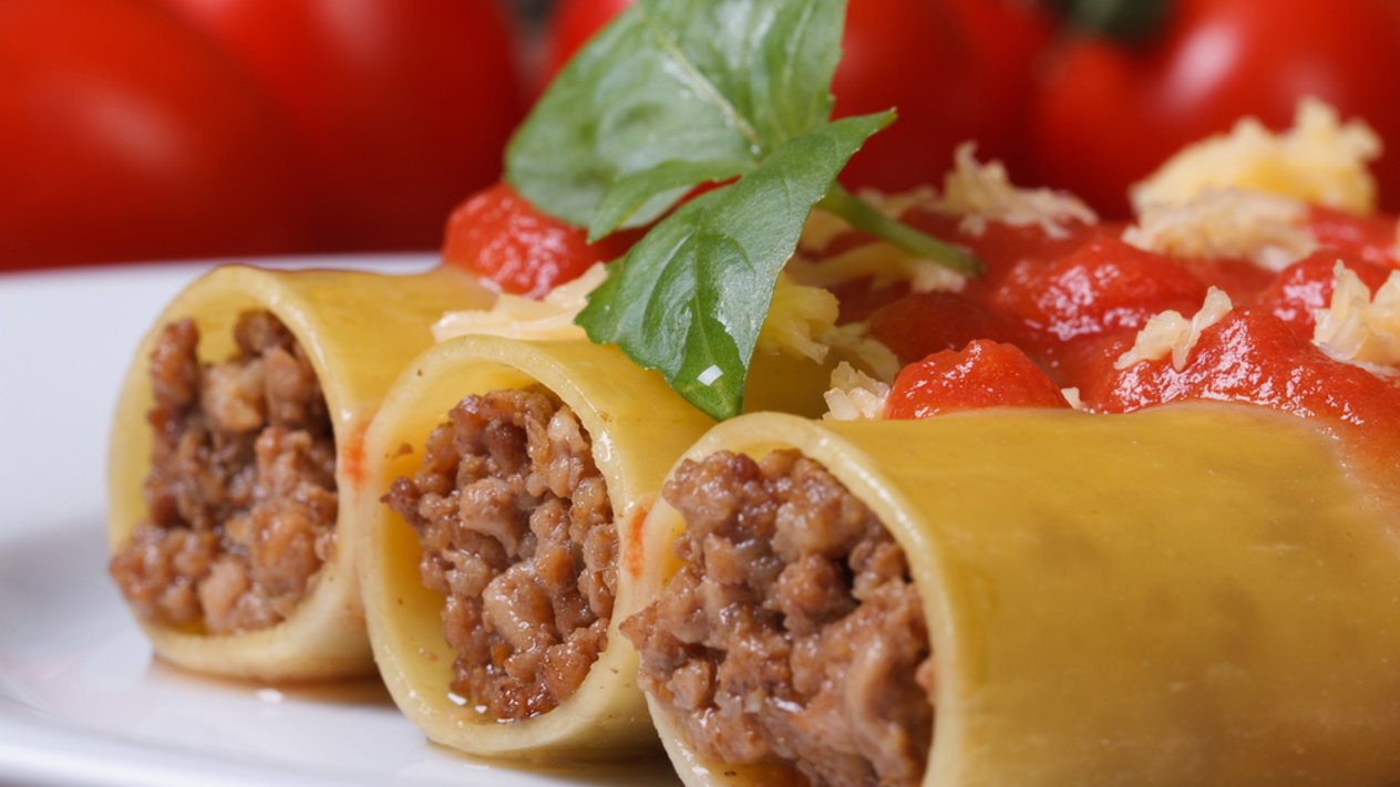 Cannelloni makaronai su mėsa