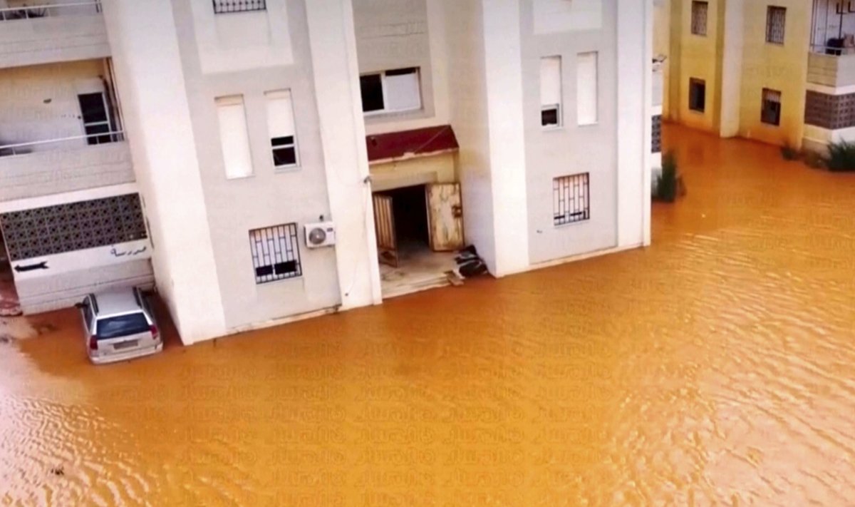 Potvyniai Libijoje