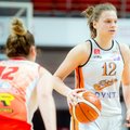 Lietuvos moterų krepšinio lygos pusfinalio rungtynės: „Sūduva“ - „Kibirkštis“