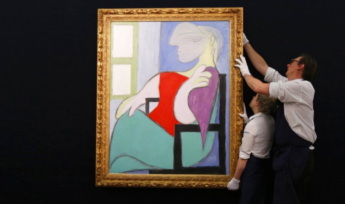 Pablo Picasso paveikslas „Moteris, sėdinti prie lango" aukcione Londone parduotas už 33 mln. eurų