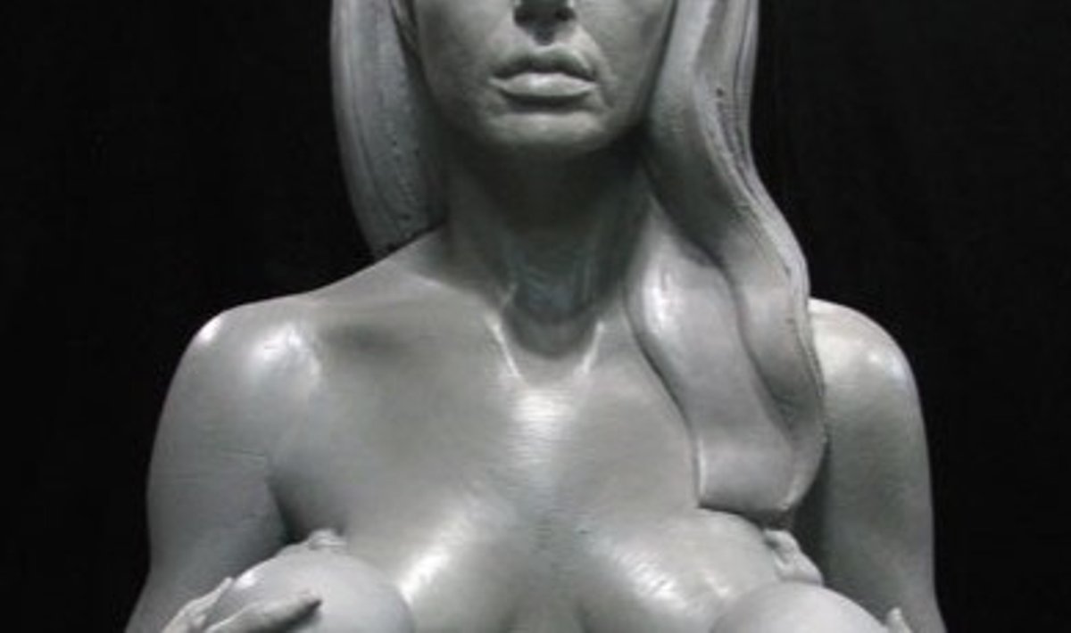 Скульптура Джоли, фото Sutki.net