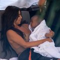 Kardashianų šeima atšventė pirmąjį Saint Westo gimtadienį
