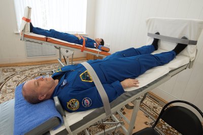 Astronautai Scott Tingle ir Norishige Kanai ruošiasi kelionei į kosmosą