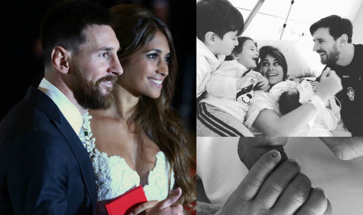 Lionelis Messi su šeima