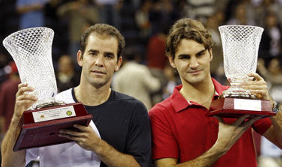 Pete`as Samprasas ir Roger Federeris