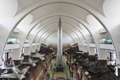 Balistinė raketa Kinijos karo muziejuje