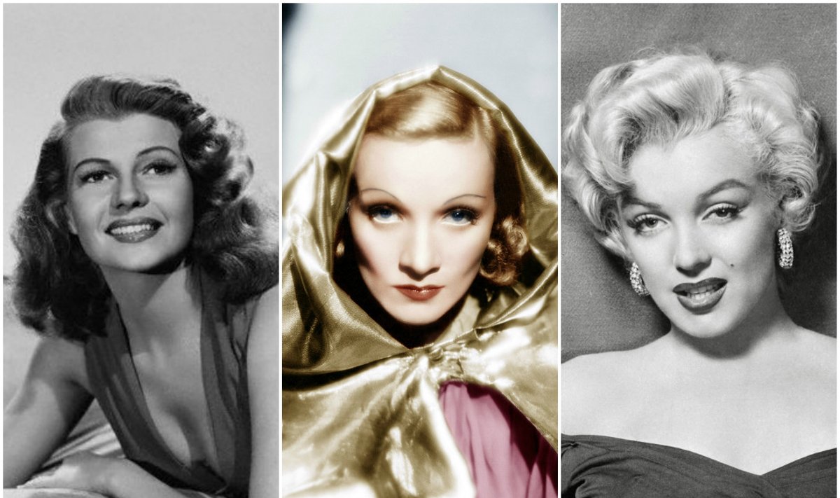 R. Hayworth, M. Dietrich, M. Monroe