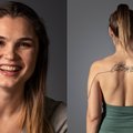 Projektui lietuvė Rūta buvo atrinkta iš tūkstančių: pasidarė bendrą tatuiruotę su 60 nepažįstamųjų